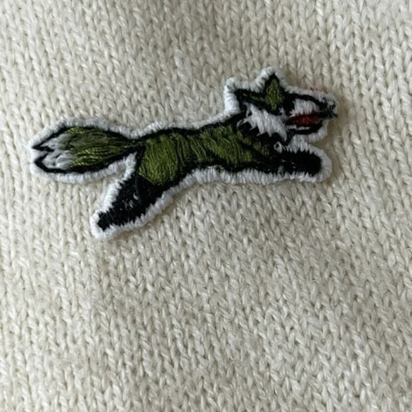 Vintage JcPenney large cream Fox Sweater - Picture 7 of 10